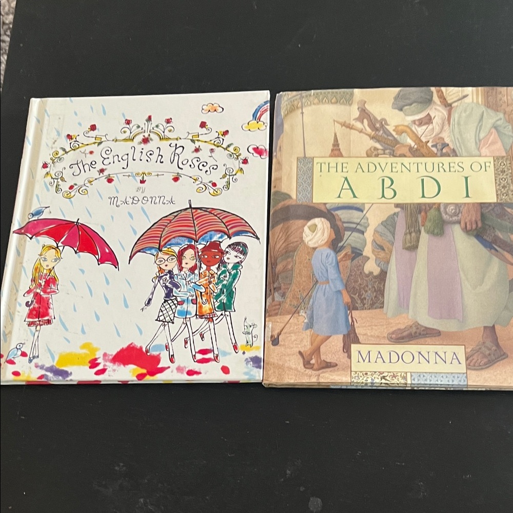 Madonna  Kids Book Set - Colorful English Roses & Adventures of Abdi new